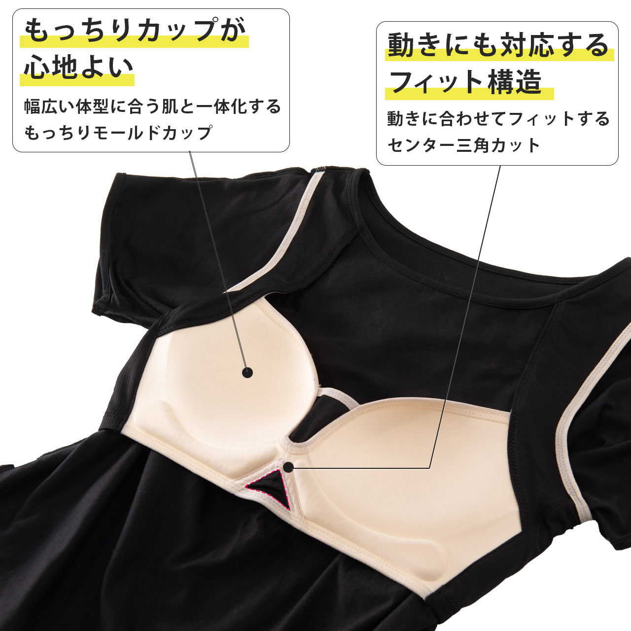 パーフェクトブラトップTシャツ